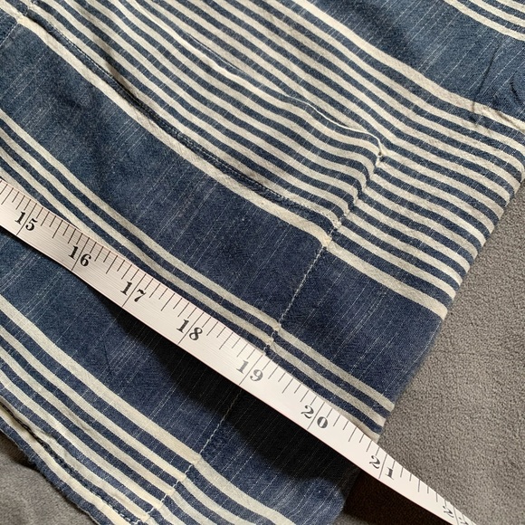 ZARA Woman Premium Denim Collection Stripe Shirt - Picture 7 of 8